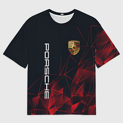 Мужская футболка оверсайз PORSCHE