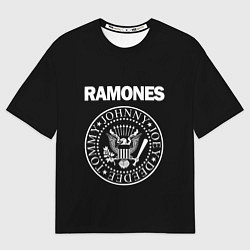 Мужская футболка оверсайз RAMONES