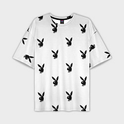 Футболка оверсайз мужская PLAYBOY, цвет: 3D-принт