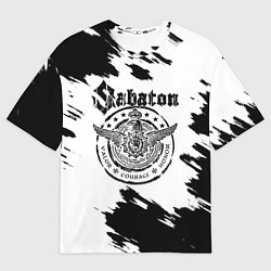 Мужская футболка оверсайз Sabaton