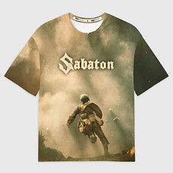 Мужская футболка оверсайз Sabaton