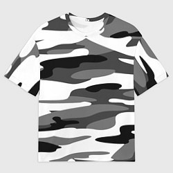 Футболка оверсайз мужская Камуфляж Sabaton без лого, цвет: 3D-принт