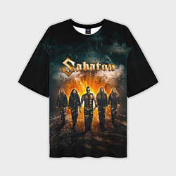 Футболка оверсайз мужская Sabaton, цвет: 3D-принт