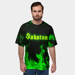 Футболка оверсайз мужская SABATON, цвет: 3D-принт — фото 2