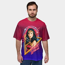 Футболка оверсайз мужская Wonder Woman, цвет: 3D-принт — фото 2