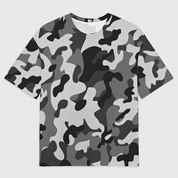 Футболка оверсайз мужская ГОРОДСКОЙ КАМУФЛЯЖ, цвет: 3D-принт