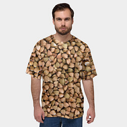Футболка оверсайз мужская Гречка Греча, цвет: 3D-принт — фото 2