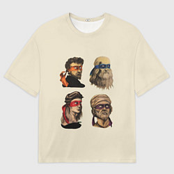 Мужская футболка оверсайз Настоящие Черепашки