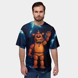 Футболка оверсайз мужская Five Nights At Freddys, цвет: 3D-принт — фото 2