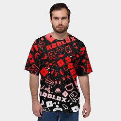 Футболка оверсайз мужская Roblox, цвет: 3D-принт — фото 2
