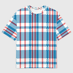 Футболка оверсайз мужская Текстура Сумка Челнока, цвет: 3D-принт