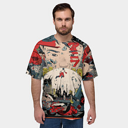 Футболка оверсайз мужская AKIRA, цвет: 3D-принт — фото 2