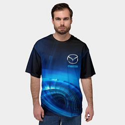 Футболка оверсайз мужская MAZDA, цвет: 3D-принт — фото 2