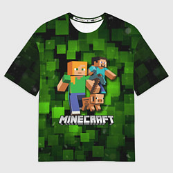 Мужская футболка оверсайз Minecraft Майнкрафт