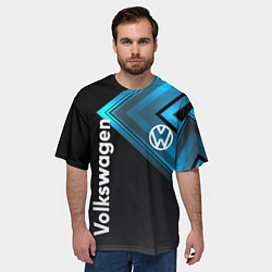 Футболка оверсайз мужская Volkswagen, цвет: 3D-принт — фото 2
