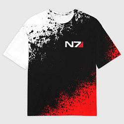 Мужская футболка оверсайз MASS EFFECT N7