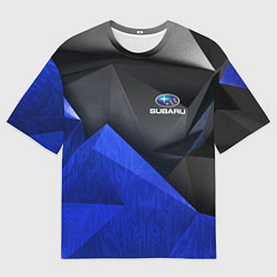 Мужская футболка оверсайз SUBARU