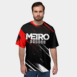 Футболка оверсайз мужская METRO EXODUS, цвет: 3D-принт — фото 2