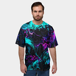 Футболка оверсайз мужская ABSTRACT, цвет: 3D-принт — фото 2
