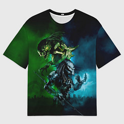 Футболка оверсайз мужская PREDATOR, цвет: 3D-принт