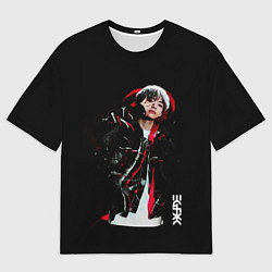 Футболка оверсайз мужская BTS, цвет: 3D-принт