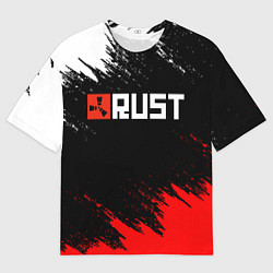 Футболка оверсайз мужская RUST, цвет: 3D-принт