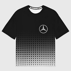 Футболка оверсайз мужская Mercedes-Benz, цвет: 3D-принт