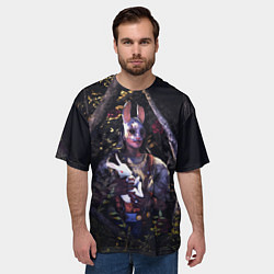 Футболка оверсайз мужская Dead by Daylight, цвет: 3D-принт — фото 2