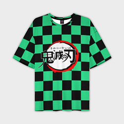 Футболка оверсайз мужская KIMETSU NO YAIBA, цвет: 3D-принт