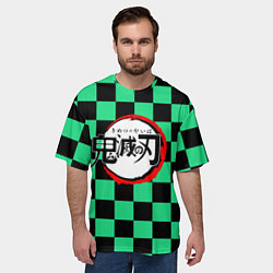 Футболка оверсайз мужская KIMETSU NO YAIBA, цвет: 3D-принт — фото 2