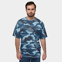 Футболка оверсайз мужская Камуфляж МВД, цвет: 3D-принт — фото 2