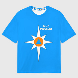 Футболка оверсайз мужская МЧС России, цвет: 3D-принт