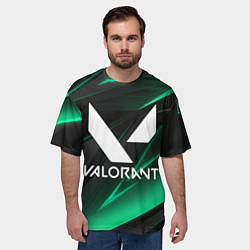 Футболка оверсайз мужская VALORANT, цвет: 3D-принт — фото 2