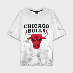 Футболка оверсайз мужская CHICAGO BULLS, цвет: 3D-принт