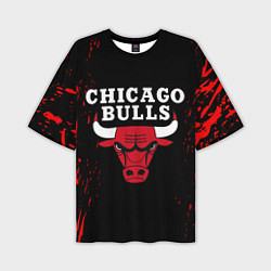 Мужская футболка оверсайз CHICAGO BULLS