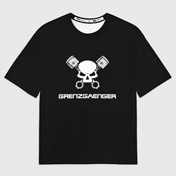 Футболка оверсайз мужская Grenzgaenger, цвет: 3D-принт