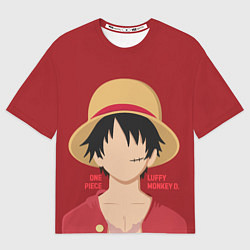 Футболка оверсайз мужская Luffy, цвет: 3D-принт