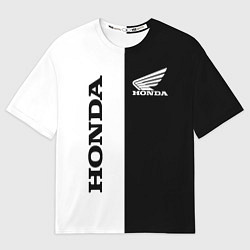 Футболка оверсайз мужская HONDA, цвет: 3D-принт