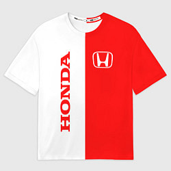 Футболка оверсайз мужская HONDA, цвет: 3D-принт