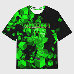Футболка оверсайз мужская Minecraft, цвет: 3D-принт