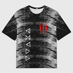 Футболка оверсайз мужская THE WITCHER, цвет: 3D-принт