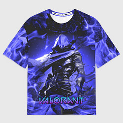 Футболка оверсайз мужская VALORANT OMEN, цвет: 3D-принт