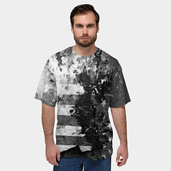 Футболка оверсайз мужская США, цвет: 3D-принт — фото 2