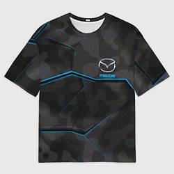 Футболка оверсайз мужская MAZDA, цвет: 3D-принт