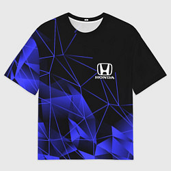 Футболка оверсайз мужская HONDA, цвет: 3D-принт