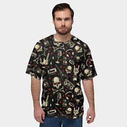 Футболка оверсайз мужская Heavy Metal, цвет: 3D-принт — фото 2