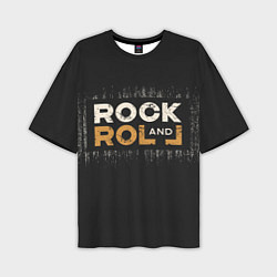 Футболка оверсайз мужская Rock and Roll Z, цвет: 3D-принт