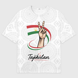 Футболка оверсайз мужская Таджикистан, цвет: 3D-принт