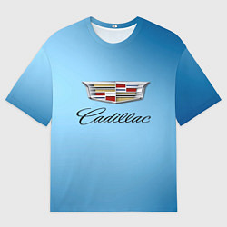 Футболка оверсайз мужская Cadillac, цвет: 3D-принт