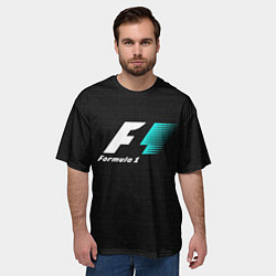 Футболка оверсайз мужская Formula 1, цвет: 3D-принт — фото 2